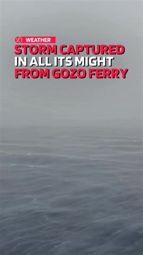 The Maltese islands are currently being hit by a powerful storm, bringing rain, thunder and lightning with it. In videos sent to Lovin Malta, the outside ferry deck is flooded and visibility is beyond poor. The hauntingly beautiful sight shows another ferry barely visible in the distance due to the heavy rain. Gozitan towns have seen significant amounts of rainfall, with Xagħra reporting 17.8mm, San Lawrenz 20.6 and Xewkija 21.2mm of rain in the last 24 hours. As the storm passes, make sure to d