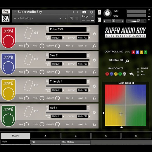Super Audio Boy - Retro Handheld Samples (Free Instrument)