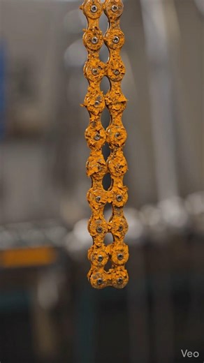 Rust Bicycle Chain rust remove instantly #rustremoval #bicycle #cleaning #asmr