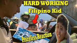 The Poverty is tough in the Philippines; even underage kids Help their Family make income. There are people who say Filipinos are lazy, but that's not true. It's the poverty and low salary that is stopping them from excelling. When abroad the average Filipino worker will make more and have motivation to work harder because of all the benefits like promotion/wage increases. So to say the least lots of Filipinos are hard working people that just don't make enough. We saw these kids on the way back