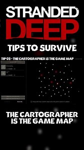 Tip 03 | The Cartographer Is The Game Map #shorts #strandeddeep #tipsandtricks