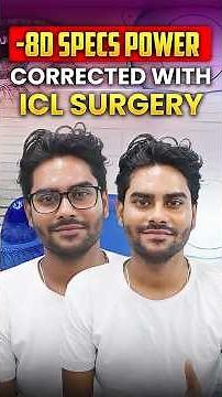 ICL Surgery Review: Life After Removing –8.0 Spectacle Power
