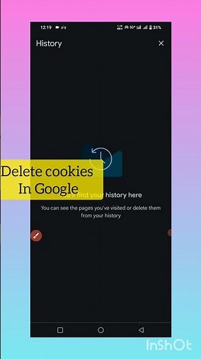 how to delete cookies #google #chrome #android #trick