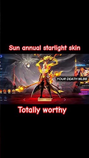 Sun Annual Starlight Skin 2025 – Official Release at Year End 😱 | Mobile Legends