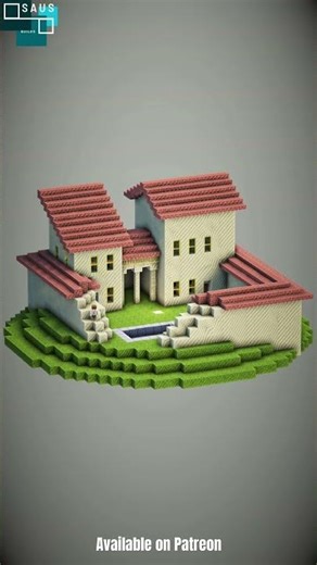 Minecraft Greco-Roman House Build 🏛️ | Timelapse