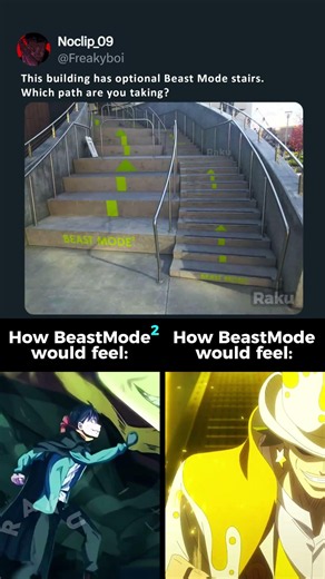 Which Beast Mode Stairs Would You Choose? 🪜🏃‍♂️‍➡️