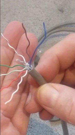 Wiring an Ethernet Cable in 60 Seconds (RJ45 T-568B Standard) #networking