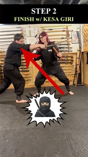 How To Do KEASA GIRI with KAMAJUTSU 🥷🏻 #Shorts #Ninjutsu #MartialArts
