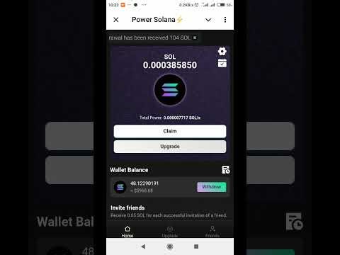 Power solana Telegram bot Airdrop project