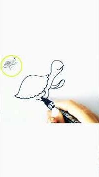 How to Draw A Cute Turtle (Easy*)