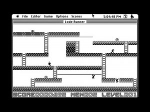 Macintosh Game: Lode Runner (1984 Glenn Axworthy)