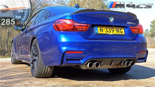 BMW M4 CS F82 Top Speed & Exhaust
