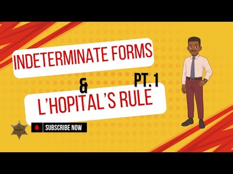Indeterminate forms and L'Hopital's rule pt 1