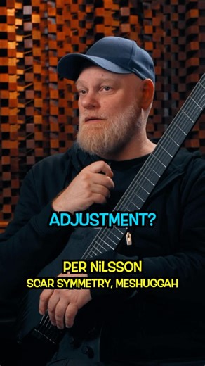 Per Nillson on playing 7 string #guitar #guitarist #shorts