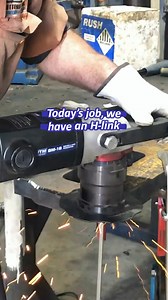 This Worn-Out H-Link Needs to be Replaced with a New One #reels #engineering | Cutting Edge Engineering Australia