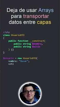 DTOs in PHP - Stop using arrays to transfer data between layers.