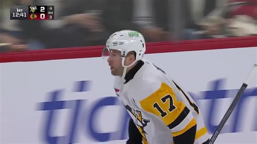Bryan Rust with a Goal vs. Chicago Blackhawks