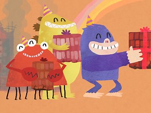 Monster Surprise Ecard