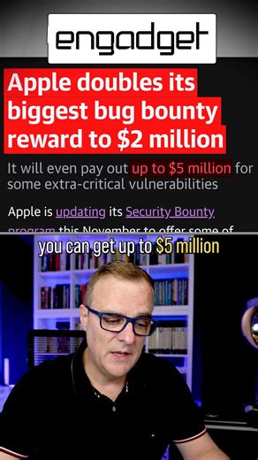 Hack iPhone LEGALLY, up to $5M #apple #bugbounty #iphone | David Bombal