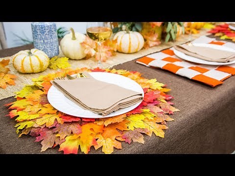 DIY Fall Placemats - Home & Family