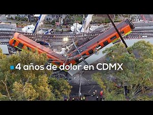 ¡4 años de dolor! | Rinden homenaje a las víctimas del colapso de la Línea 12 del Metro de la CDMX