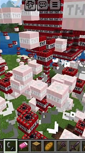 😱 3000 TNT Blast in Minecraft 💥 | Last Me Sab Phod Diya #shorts