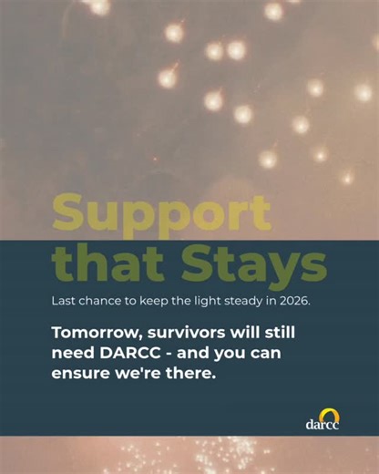 Last chance to keep the light steady in 2026. Tomorrow, survivors will still need DARCC - and you can ensure we're there. We still need your help to close the gap before the year ends: https://secure.givelively.org/donate/dallas-area-rape-crisis-center/support-that-stays #SupportThatStays #SupportSurvivors #GiveBackDallas #HealingTogether #Nonprofit | Dallas Area Rape Crisis Center