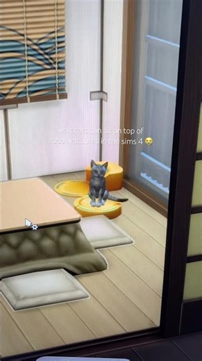 cats can sit on vacuums sims 4 #sims4 #sims4catsanddogs #sims4playthrough
