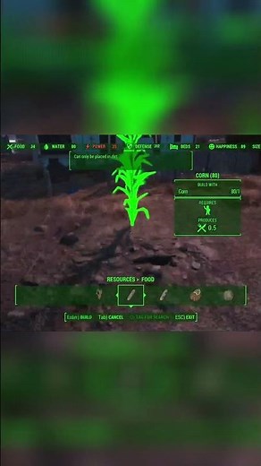 How to Set Up a Farm in Fallout 4 Step by Step Tutorial #falloutshorts #fallout4settlementbuilding