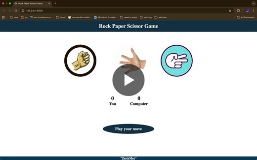 JavaScript Rock Paper Scissors Game with Real-Time Updates | M Umer Aziz posted on the topic | LinkedIn