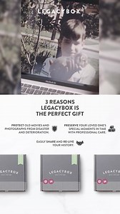 Send your Legacybox, filled with old home movies and pictures. Get back digital copies that protect your memories from floods, mold, even the decay of time. It's like magic. ✨ | Legacybox | Facebook