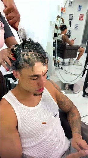 From Wild Mess to Perfect Braids! 🤯 #CrissCrossBraids #BraidTransformation #MensBraids