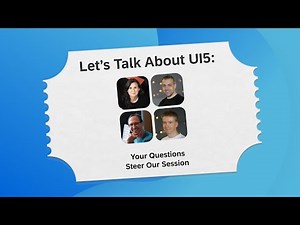 Let's Talk About UI5: SAPUI5 2.0, SAP Fiori elements, OData V4, Web Components & 2025 Roadmap