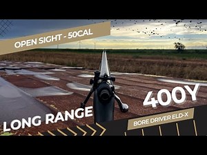 Open sight muzzleloader to 400 yards (50 cal ELD-X)