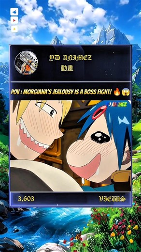 POV : Morgiana’s Jealousy Is A Boss Fight! #shorts #transition #anime