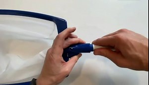 POOLAZA Hot Tub Skimmer Net Handheld, Professional Pool, Spa, Pound Skimmer Net with Aluminum Pole Handle, Deep Ultra Fine Mesh Netting Small Pool Skimmer Net, Upgrade Durable Hot Tub Net Hand Skimmer