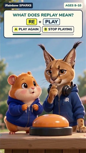 What Does REPLAY Mean? The Encore Button | Ages 8–10 | iRainbow Sparks