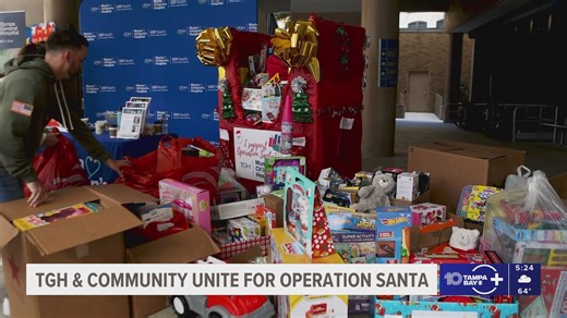 Tampa General Hospital hosts large toy donation drive