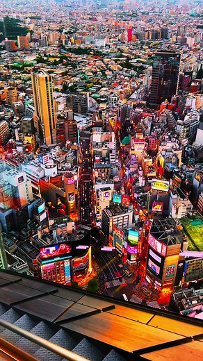 渋谷スカイめっちゃ綺麗！#渋谷スカイ #渋谷スカイエスカレーター #東京都渋谷区 #夜景 | Shibuya Sky