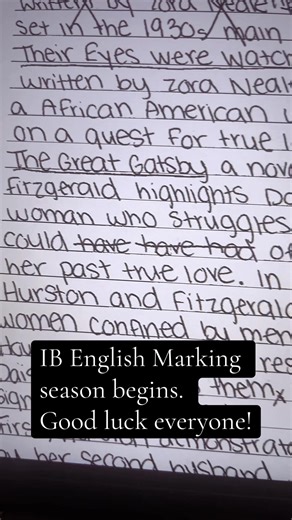 May has arrived, which means sunshine and marking! #IBEnglish #exams | ib examiner