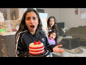 Kids Pretend Play Magic Chocolate Birthday Cake! funny video