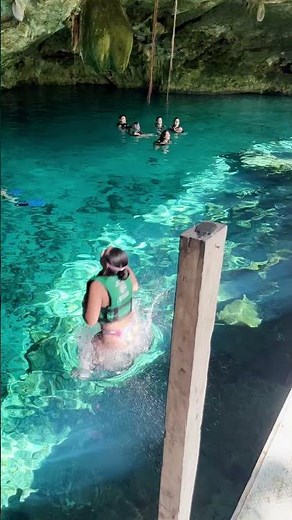 Já se imaginou mergulhando em um cenote em Cancún, Tulum, Yucatán?
