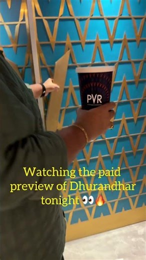 Watching Dhurandhar BEFORE the official release 👀🔥Paid preview energy hits different #dhurandhar