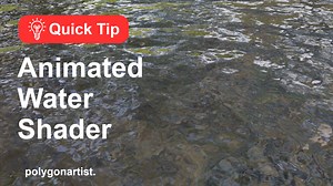 Blender Tip: Realtime Animated Water Shader In Blender