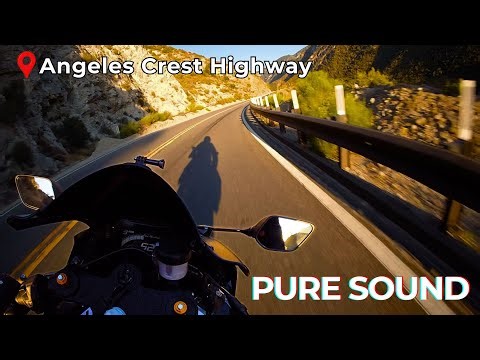 [4K] Yamaha R7 PURE SOUND ANGELES CREST HIGHWAY (Yoshimura R77 Race Echaust)