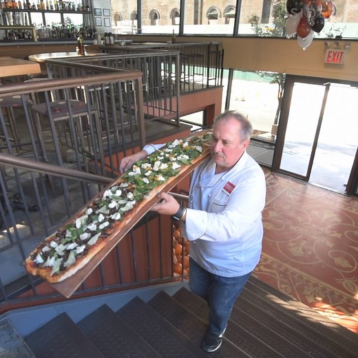 1.1M views · 4.1K reactions | Pizza that’s six feet long is the perfect pizza to share with friends. | Insider Food | Facebook