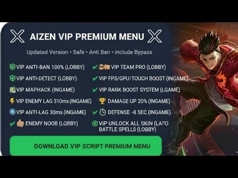 Script GG AIZEN VIP RANK BOOSTER