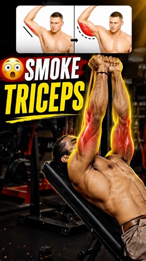 🚫NO GYM? 😳 This Resistance Band Triceps Hack Will SMOKE Your Arms 🔥💪