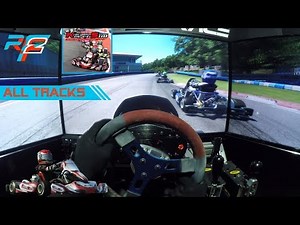rFactor 2 - Official Kart SIM | ALL Tracks [GoPro Onboard]