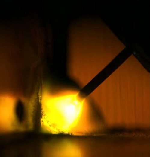 Aluminium pulse welding fillet weld